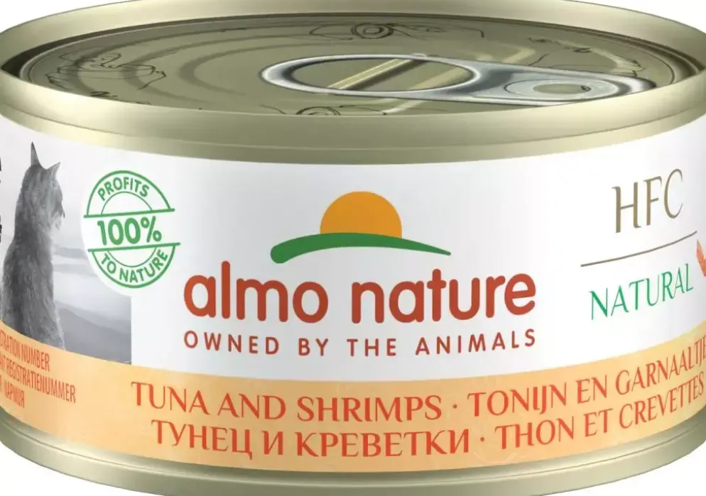 Almo Nature HFC Natural kattenvoer tonijn & garnaal 70g