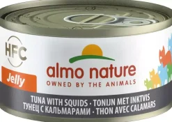 Almo Nature HFC Natural kattenvoer in gelei tonijn & inktvis 70g