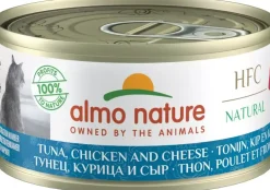 Almo Nature HFC Natural kattenvoer tonijn, kip & kaas 70g