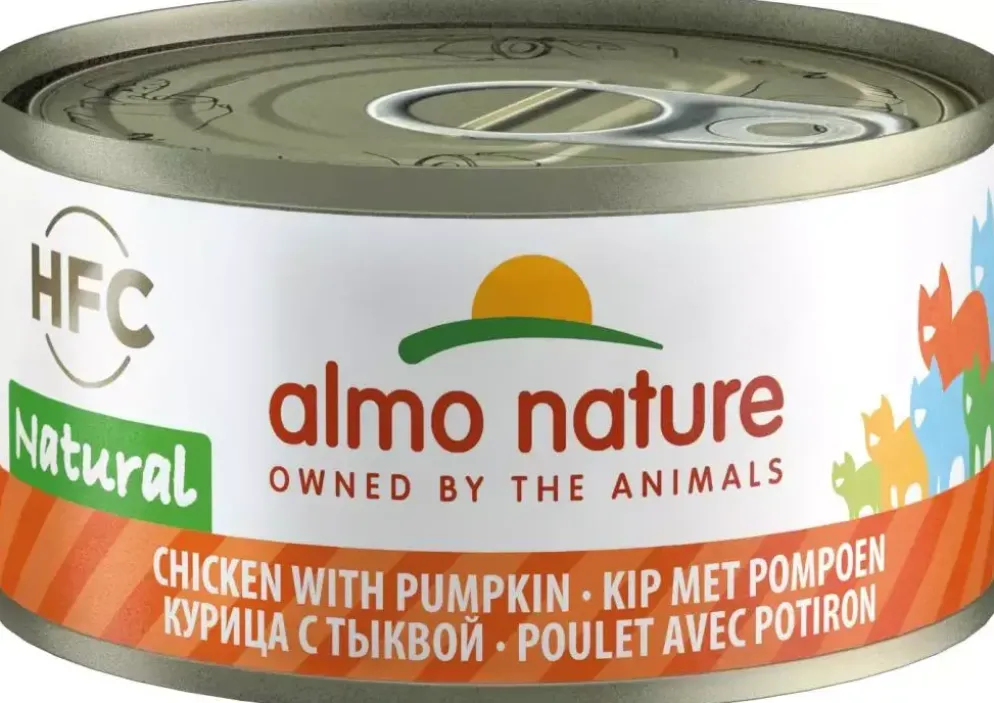 Almo Nature HFC Natural Kip & Pompoen – Natvoer 70g