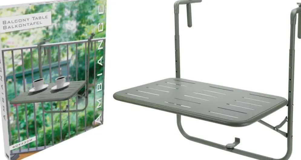 Ambiance balkontafel 60x43cm groen