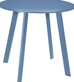 Ambiance bijzettafel rond 50x45cm blauw