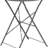Ambiance bistrotafel rond 60x70cm antraciet