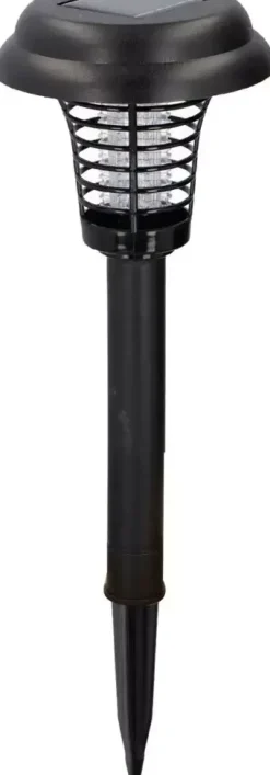 Anti-insectenlamp solar zwart