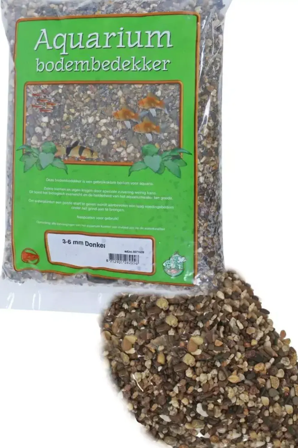 Aquarium grind donker 3-6, zak a 8 kg