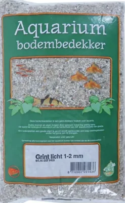 Aquarium grind licht 1-2, zak a 2,5 kg