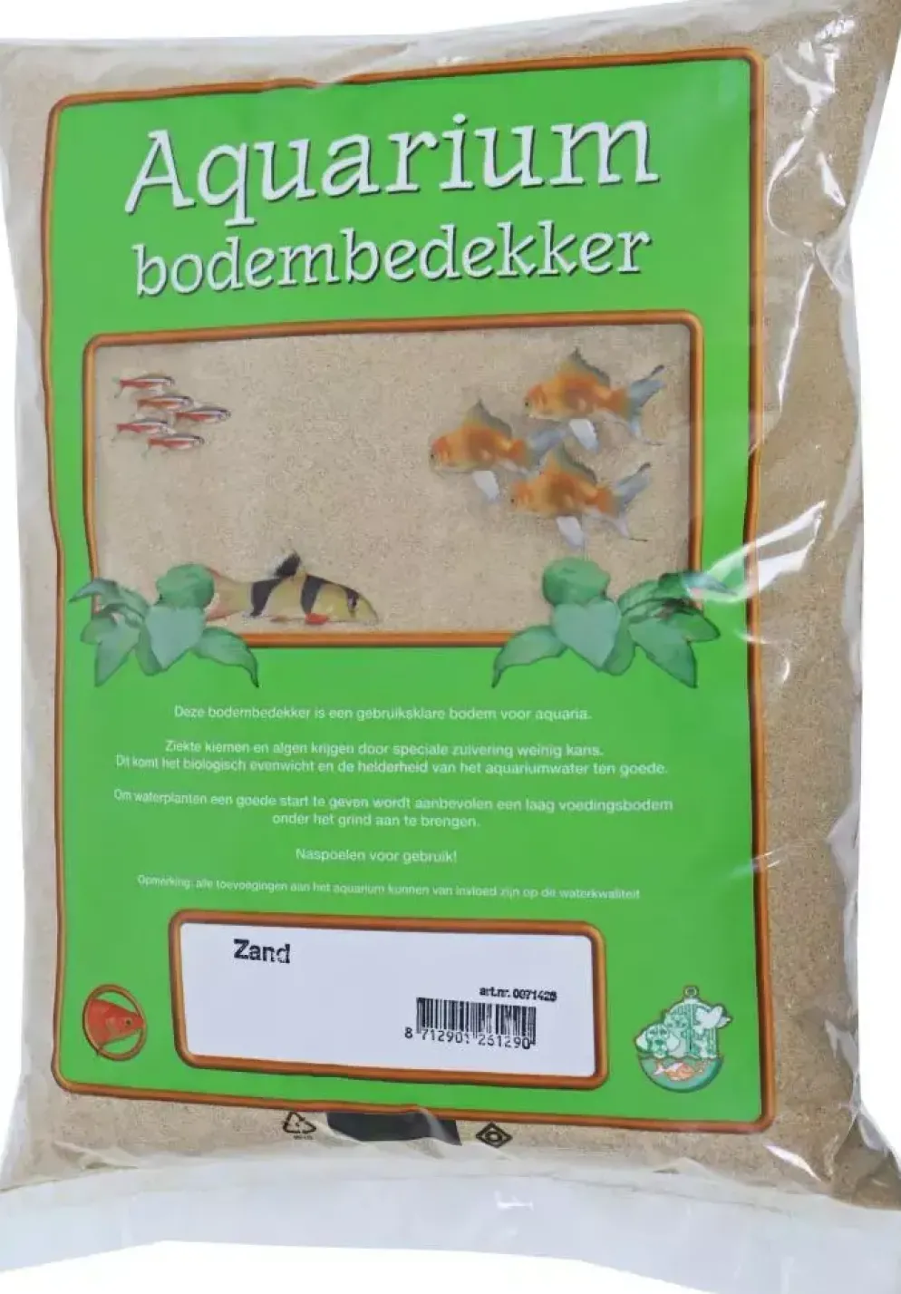 Aquarium zand, zak a 8 kg