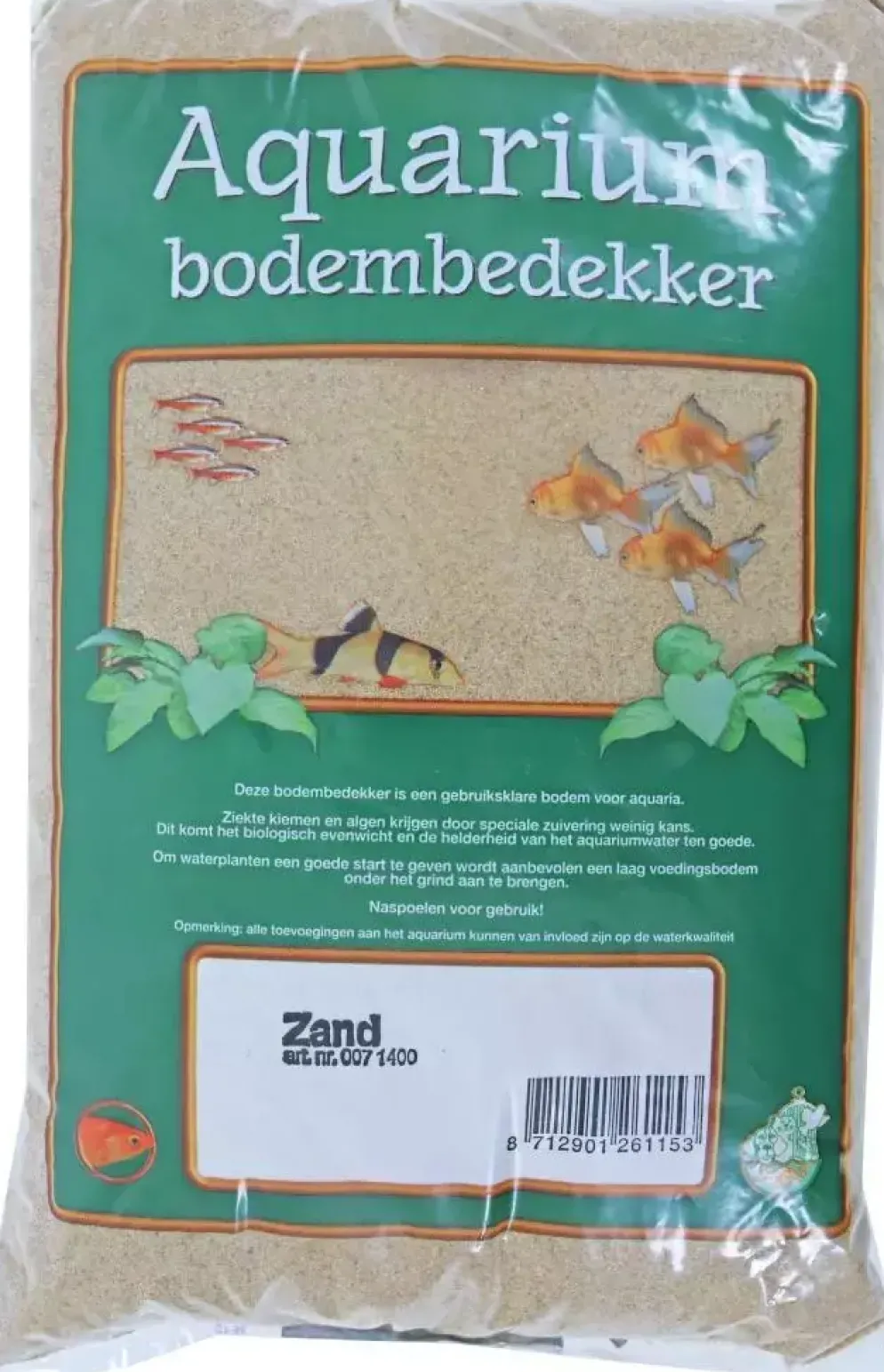 Aquarium zand, zak a 2,5 kg