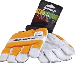 Arnold tuinhandschoenen oranje/wit maat 11