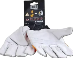 Arnold tuinhandschoenen oranje/wit maat 11
