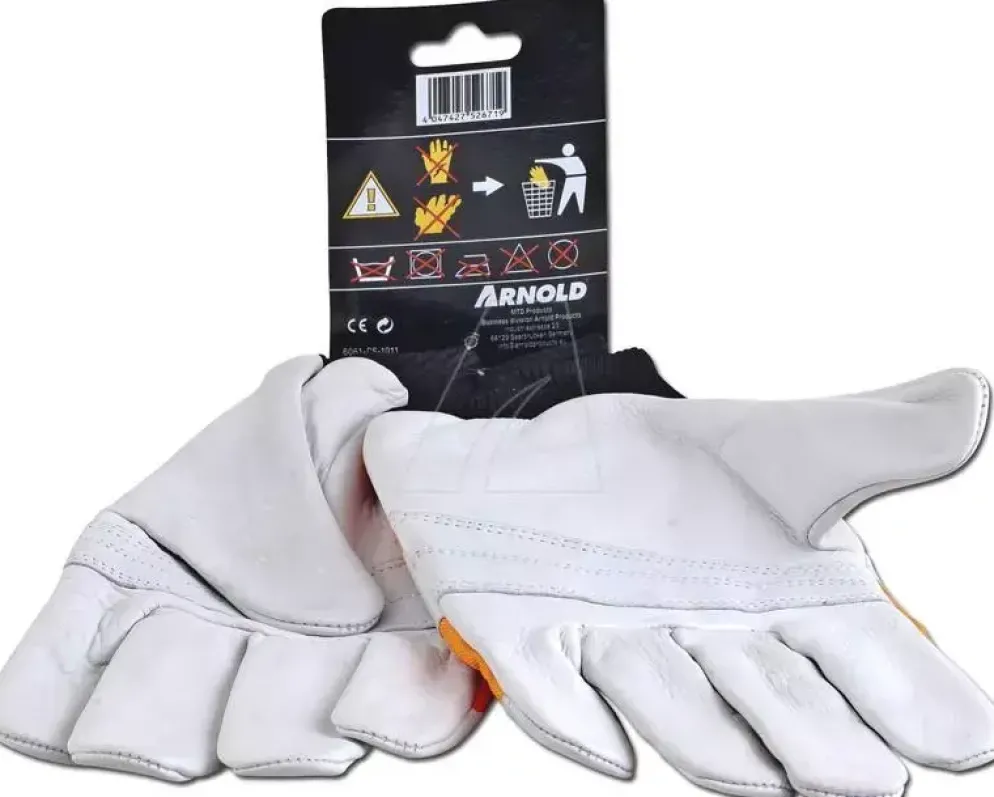 Arnold tuinhandschoenen oranje/wit maat 11