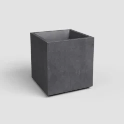Artevasi sydney kunststof plantenbak 39.5x39.5x43cm antraciet