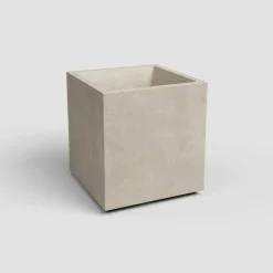 Artevasi sydney kunststof plantenbak 39.5x39.5x43cm crème