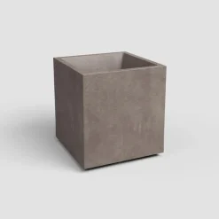 Artevasi sydney kunststof plantenbak 39.5x39.5x43cm taupe