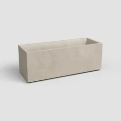 Artevasi sydney kunststof plantenbak 79.5x29.5x29.5cm crème