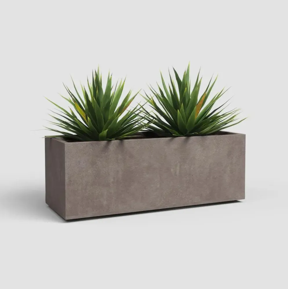 Artevasi sydney kunststof plantenbak 99.5x39.5x43cm taupe