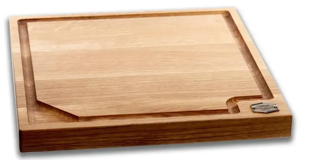 Baas Boards snijplank vierkant 39x39x4cm met voetjes