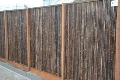 Bamboemat black 100x180 cm