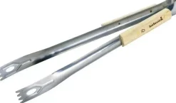 Barbecook Tang rvs met berkenhout handvat