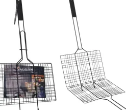 Bbq hamburger grillrek voor 6 hamburgers non stick