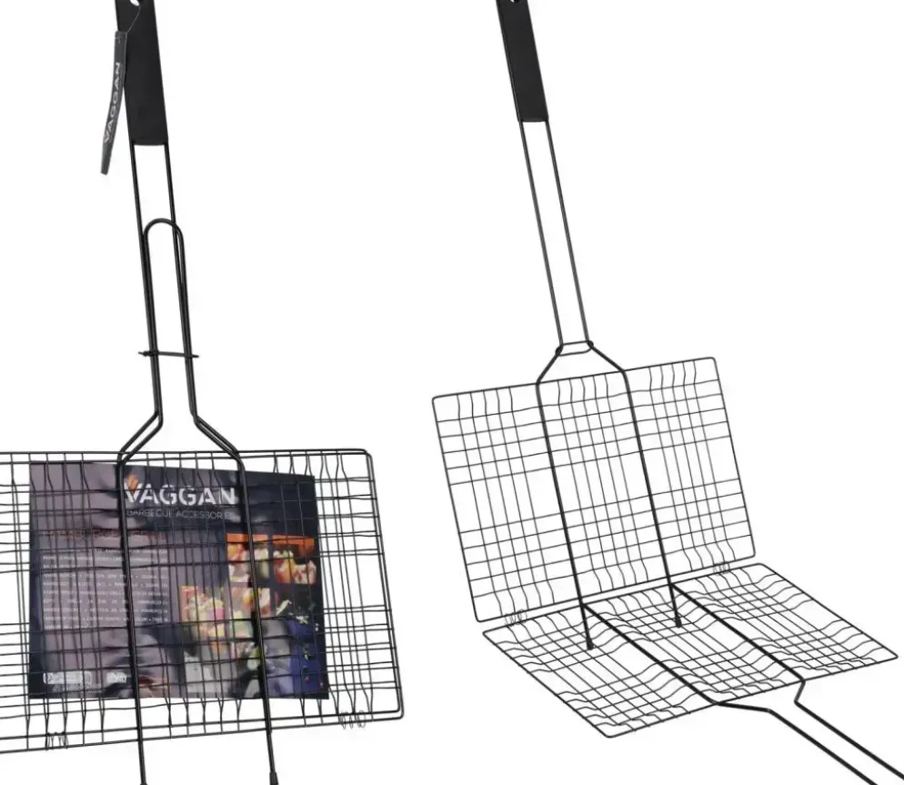 Bbq hamburger grillrek voor 6 hamburgers non stick