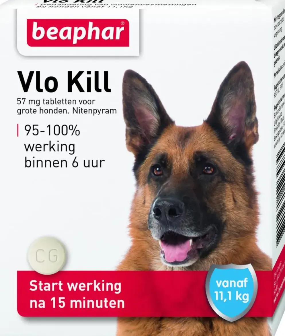 Beaphar Vlo Kill – Voor Honden en Katten tot 11 kg (6 Tabletten)