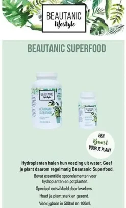 Beautanic Lifestyle Superfood 500ml - Voeding voor Hydrocultuurplanten
