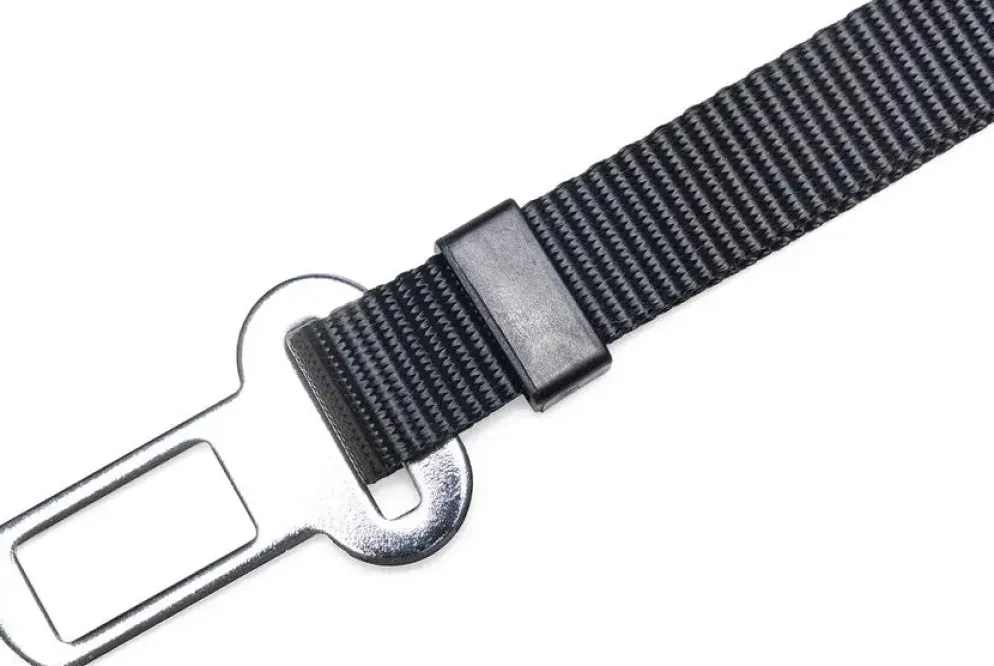 Beeztees autogordel voor een hondentuig nylon 85x2x0.3cm zwart