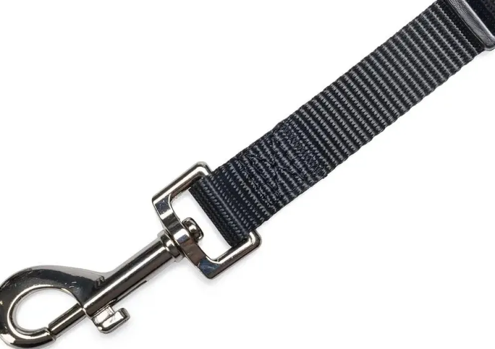 Beeztees autogordel voor een hondentuig nylon 85x2x0.3cm zwart
