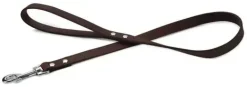 Beeztees hondenriem leer 100x2cm bruin