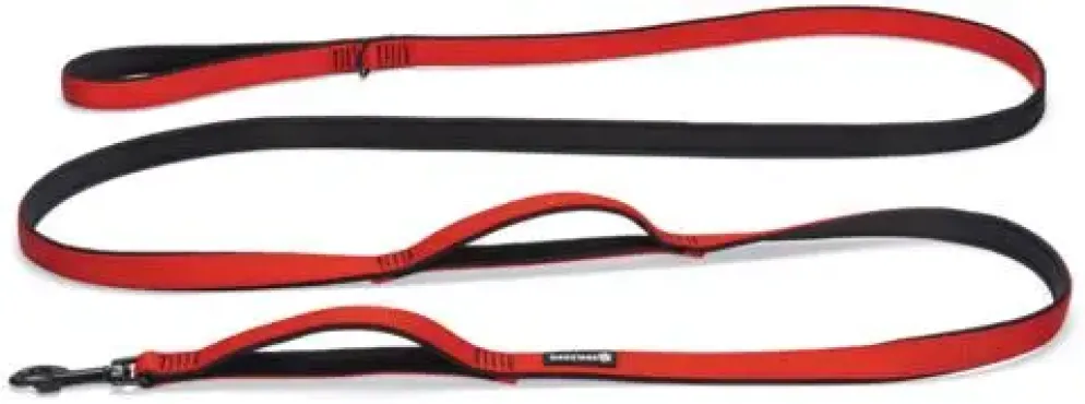 Beeztees hondenriem Parinca premium nylon 300x2cm rood