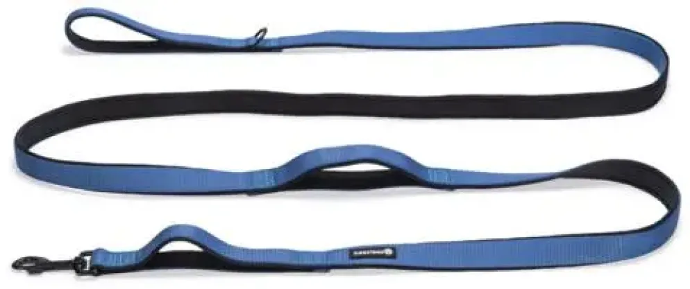 Beeztees hondenriem Parinca premium nylon 300x2.5cm blauw