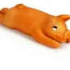 Beeztees hondenspeelgoed Biggetje klein latex 24x8x7cm oranje