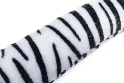 Beeztees hondenspeelgoed Jungle zebrastaart pluche 60x6x5cm zwart/wit