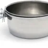 Beeztees hondenvoerbak coopcup inox+schroef metaal 600ml 12.5x12.5cm zilver