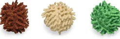 Beeztees kattenspeelgoed Jungle balls ruffles/pluche d4h4cm a3 3 kleuren