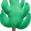 Beeztees kattenspeelgoed jungle matatabi blad vilt 12x8x3cm groen