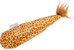 Beeztees kattenspeelgoed Jungle giraffe staart pluche 30x8x3cm bruin
