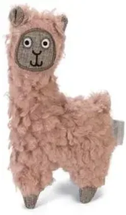 Beeztees kattenspeelgoed lama Ilko polyester 22x12x4cm roze