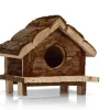 Beeztees knaagdierhuis dennenhout 15x15x6.5cm bruin