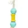 Beeztees knaagdierspeelgoed pluis hout 20x6x6cm beige