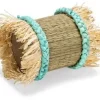 Beeztees knaagdiertunnel maisblad 16x10x10cm beige