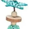 Beeztees konijnenspeelgoed snuffel hout 35x10x10cm mint