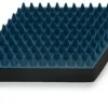 Beeztees massageborstel hond rubber 15x8x2,8 cm blauw