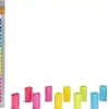 Beeztees poepzakjes navulling regenboog plastic 6x3x3cm multi kleur 12x20stuks