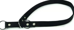 Beeztees Wurghalsband leer 70cm 12mm zwart