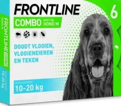 Bied je hond optimale bescherming tegen vlooien, teken en bijtende luizen met de makkelijke en doeltreffende pipetten Frontline Combo Hond. Zo ben je dit vervelende ongedierte altijd een stapje voor!