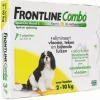 Bied je hond optimale bescherming tegen vlooien, teken en bijtende luizen met de makkelijke en doeltreffende pipetten Frontline Combo Hond