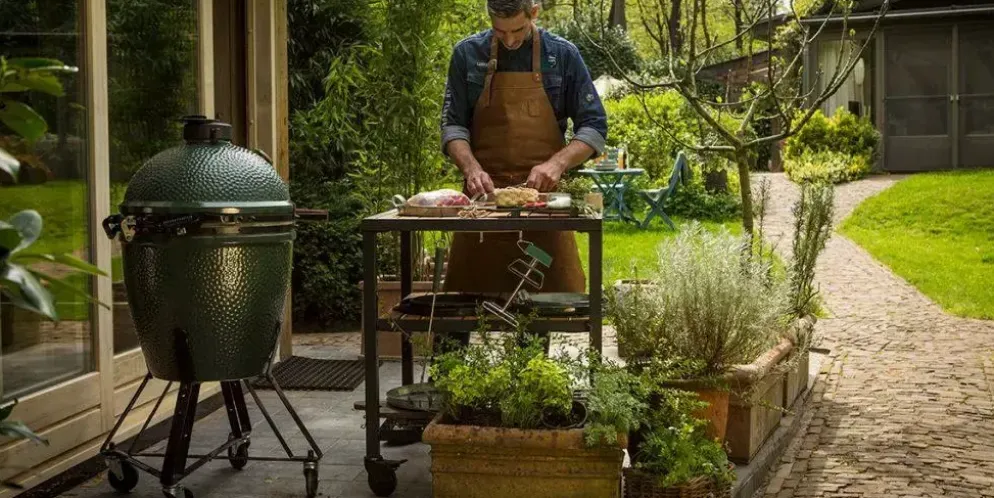 Big Green Egg Expansion frame 76x76x77 cm