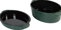 Big Green Egg green dutch oven oval